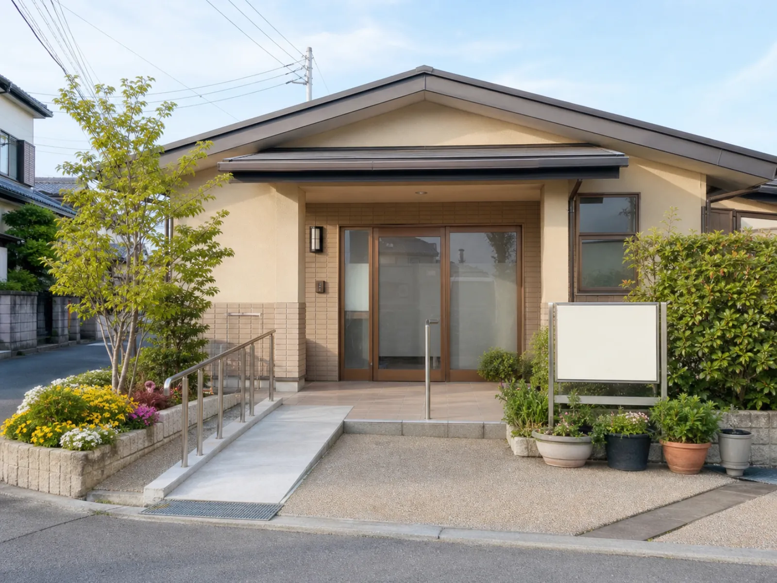 小規模な地域事業所の外観イメージ